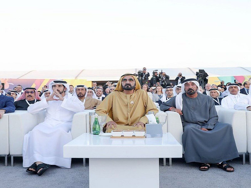 حاكم دبي يشهد إطلاق العلامة التجارية الجديدة لمطار دبي الدولي